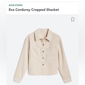 Corduroy Cropped Shacket